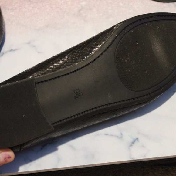 Shoe Dazzle pleather loafers, 9.5 - Picture 5 of 5
